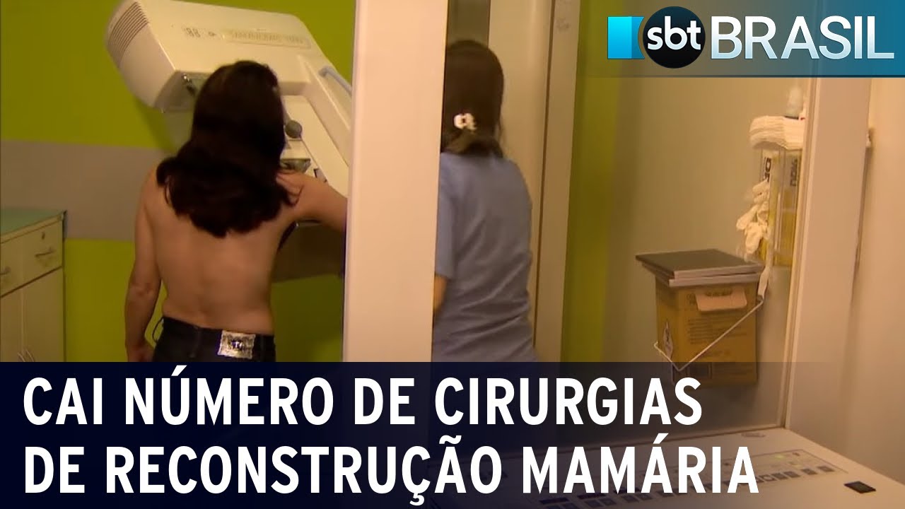 Cai número de cirurgias de reconstrução mamária | SBT Brasil