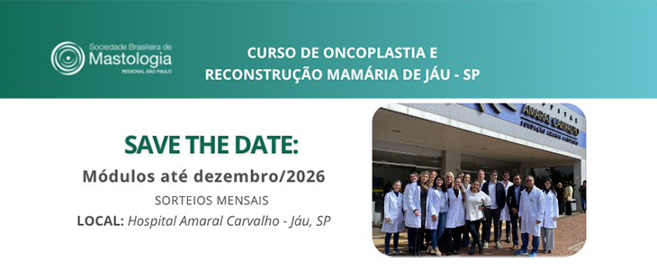 Curso de Oncoplastia e Reconstrução Mamária de Jáu – SP