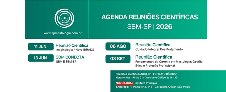 Agenda Reuniões Científicas SBM-SP | 2026